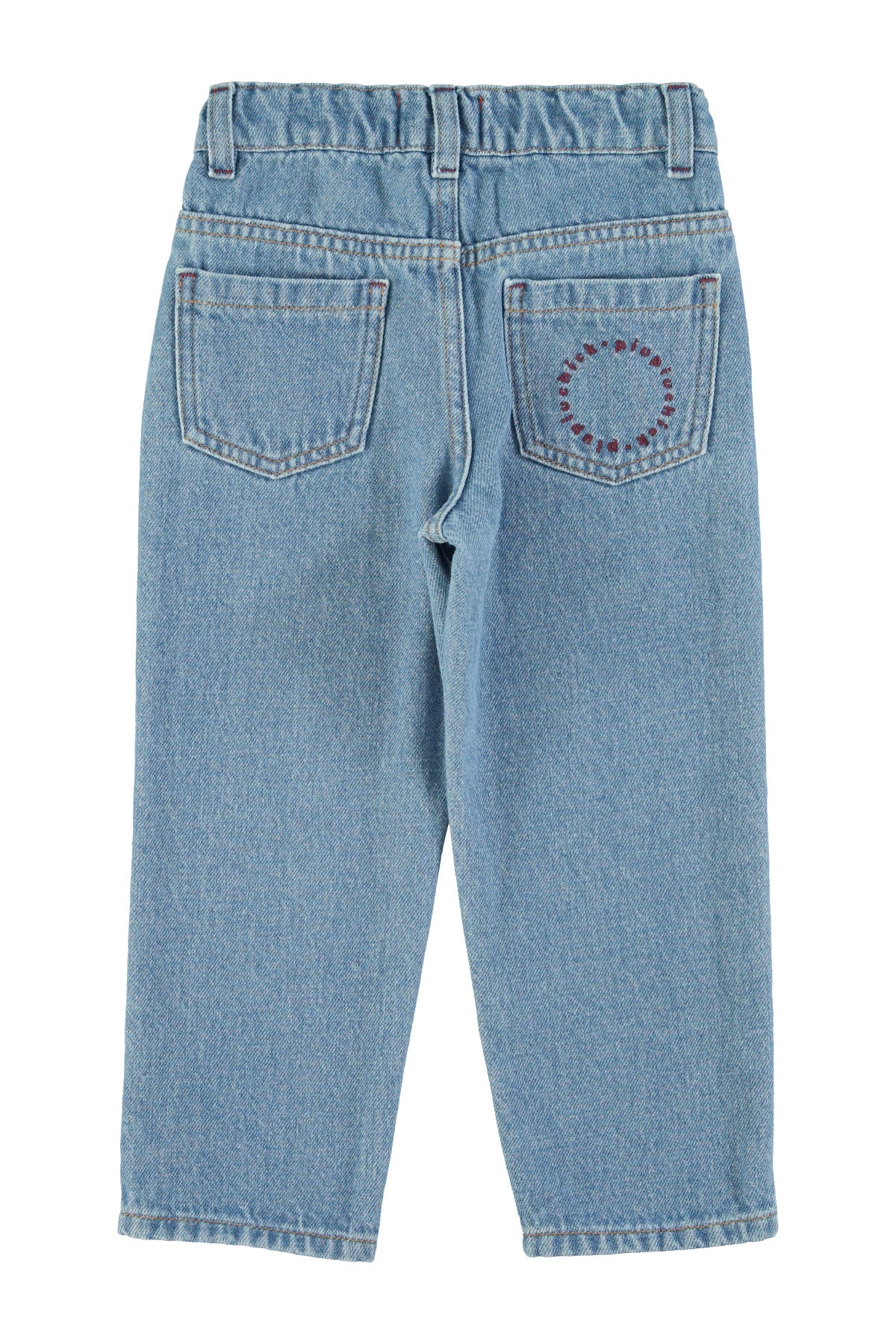 Whashed navy denim