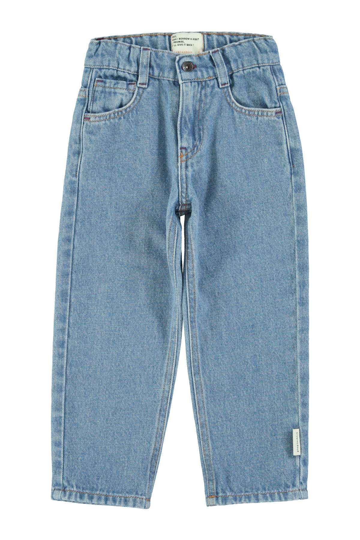 Whashed navy denim