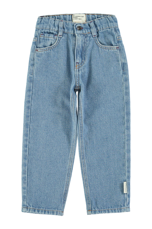 Whashed navy denim